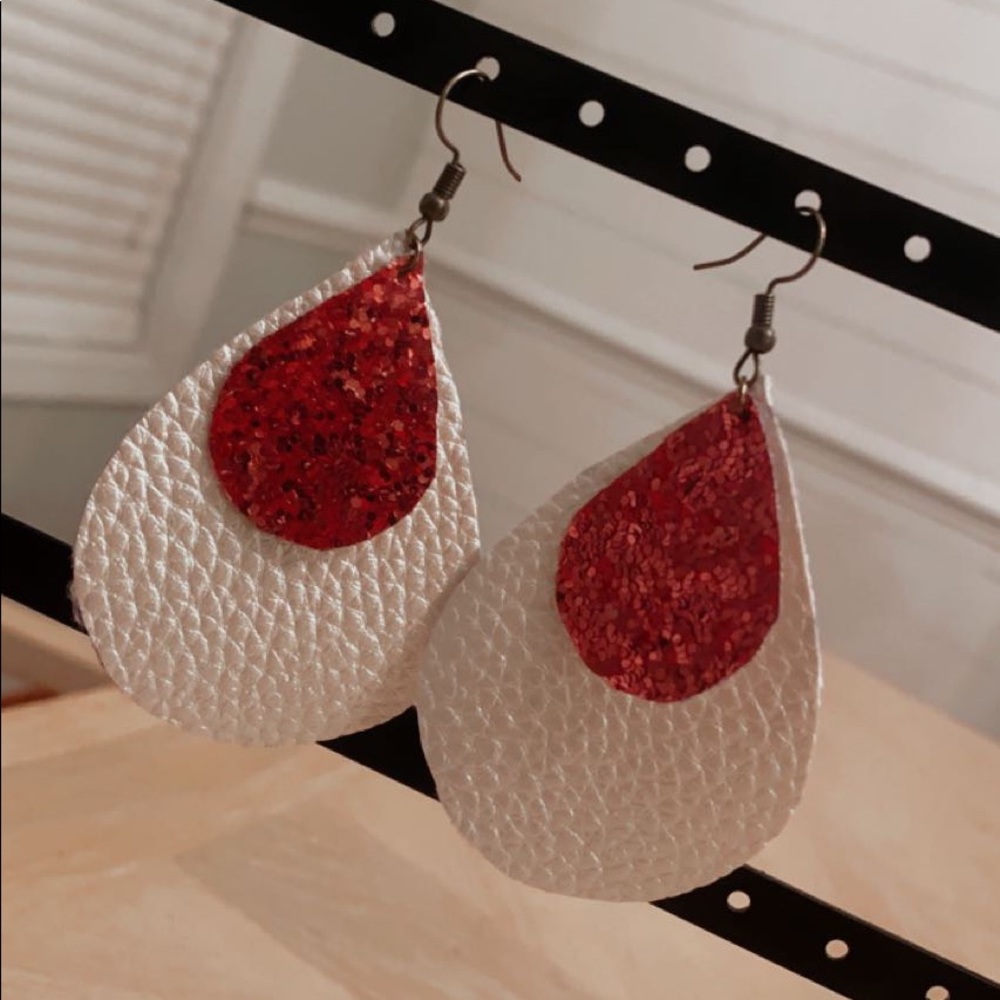 Double petal earrings